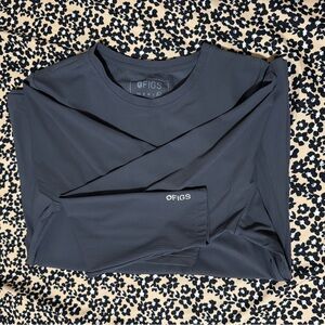 FIGS Charcoal Gray Ribbed Underscrub